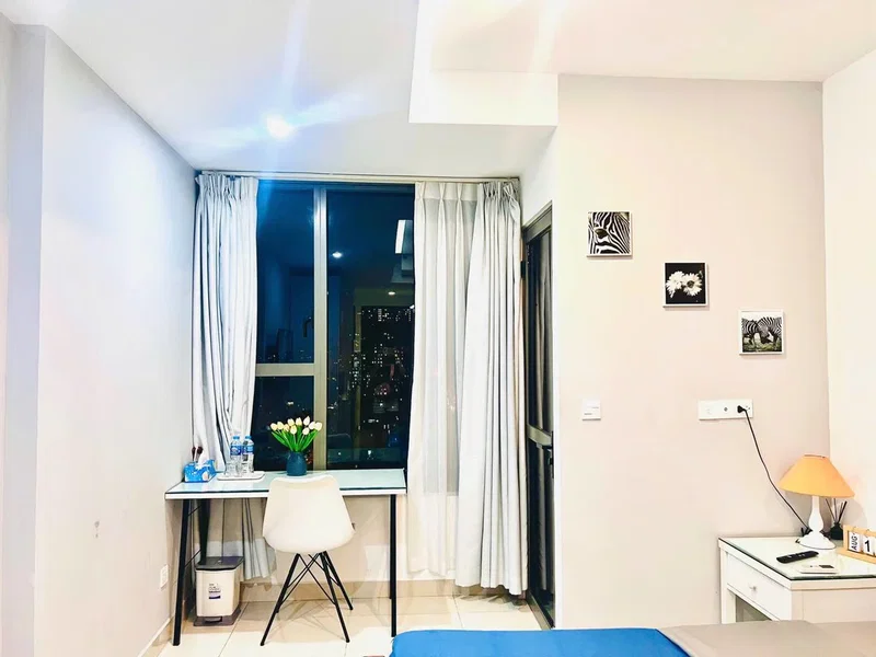 Apartment for rent in Nha Be, Vietnam · Rivergate · 1 room, 1 bath