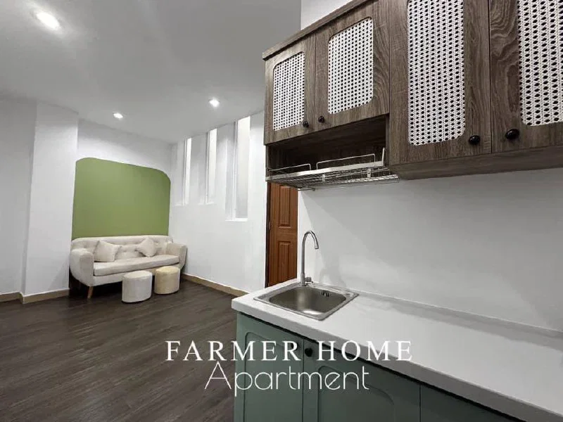 Apartment for rent in Ho Chi Minh City, Vietnam · District 4 · 2 rooms, 1 bath