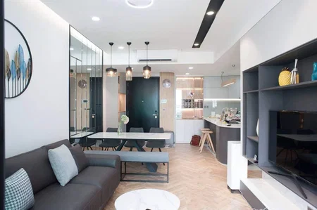 Apartment for rent in Nha Be, Vietnam · Happy In View · 3 rooms, 2 baths