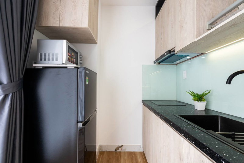 Apartment for rent in Ho Chi Minh City, Vietnam · District 10 · 1 room, 1 bath