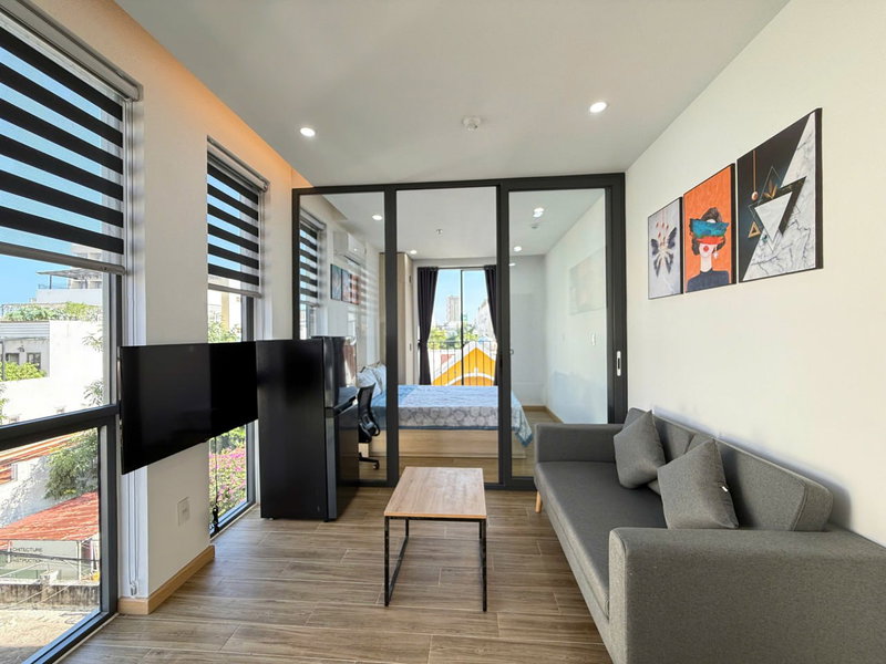 Apartment for rent in Da Nang, Vietnam · My An · 1 room, 1 bath
