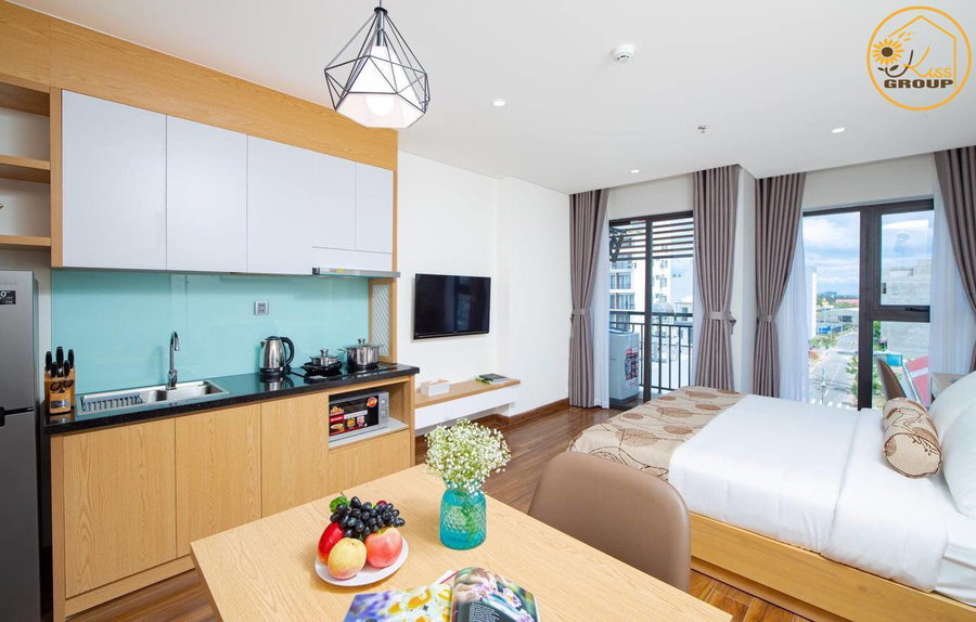 Apartment for rent in Da Nang, Vietnam · My An · 1 room, 1 bath