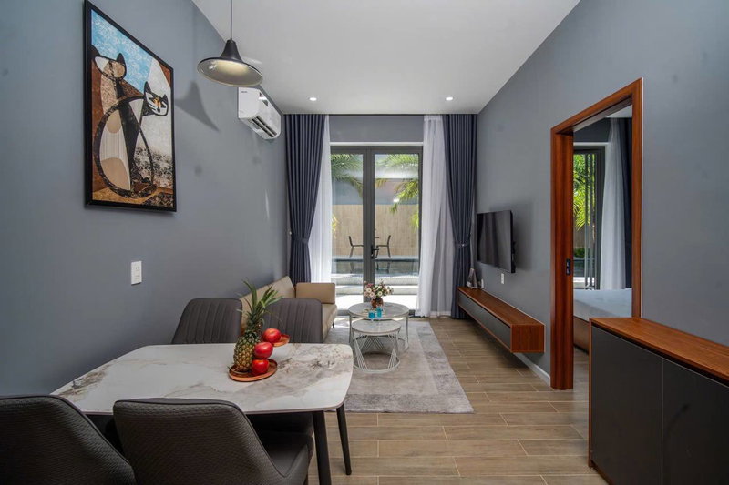Appartement à louer à Da Nang, Viêt Nam · My An · 2 chambres, 1 salle de bain