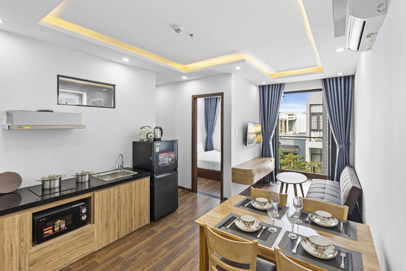 Appartement à louer à Da Nang, Viêt Nam · Son Tra · 2 chambres, 1 salle de bain