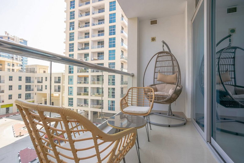 Apartment for rent in Dubai, United Arab Emirates · DEC Tower · 1 room, 1 bath