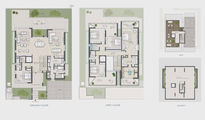 Haus zu verkaufen in Dubai, Vereinigte Arabische Emirate · Emaar · 5 Zimmer, 1 Bad