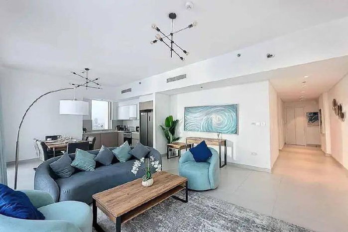 Apartment for rent in Zayed City, United Arab Emirates · The Grand Creek · 2 rooms, 1 bath
