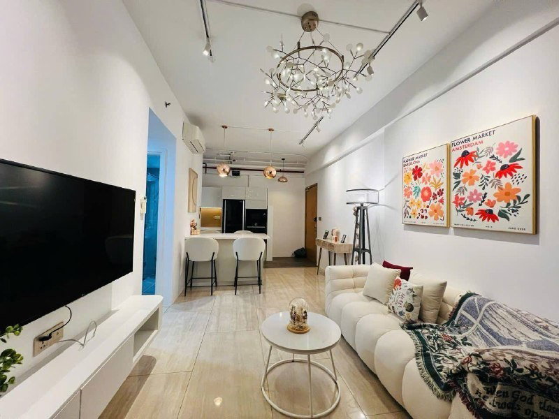 Apartment for rent in Thu Duc, Vietnam · Masteri Thao Dien · 2 rooms, 2 baths