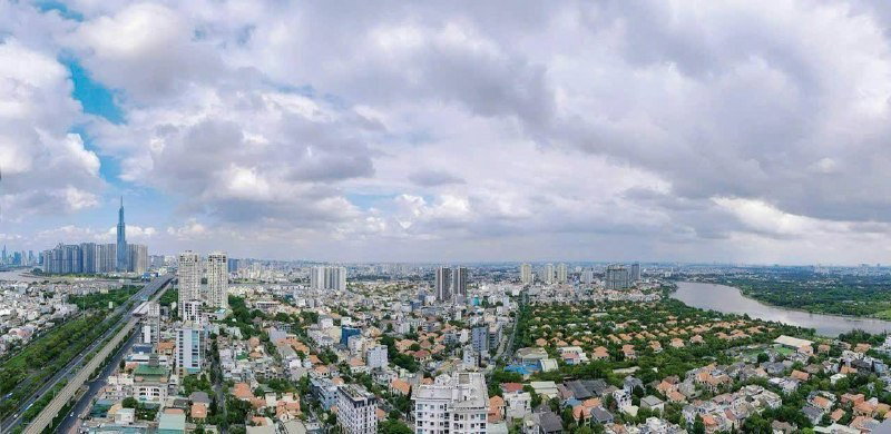 Apartment for rent in Thu Duc, Vietnam · Masteri Thao Dien · 2 rooms, 2 baths
