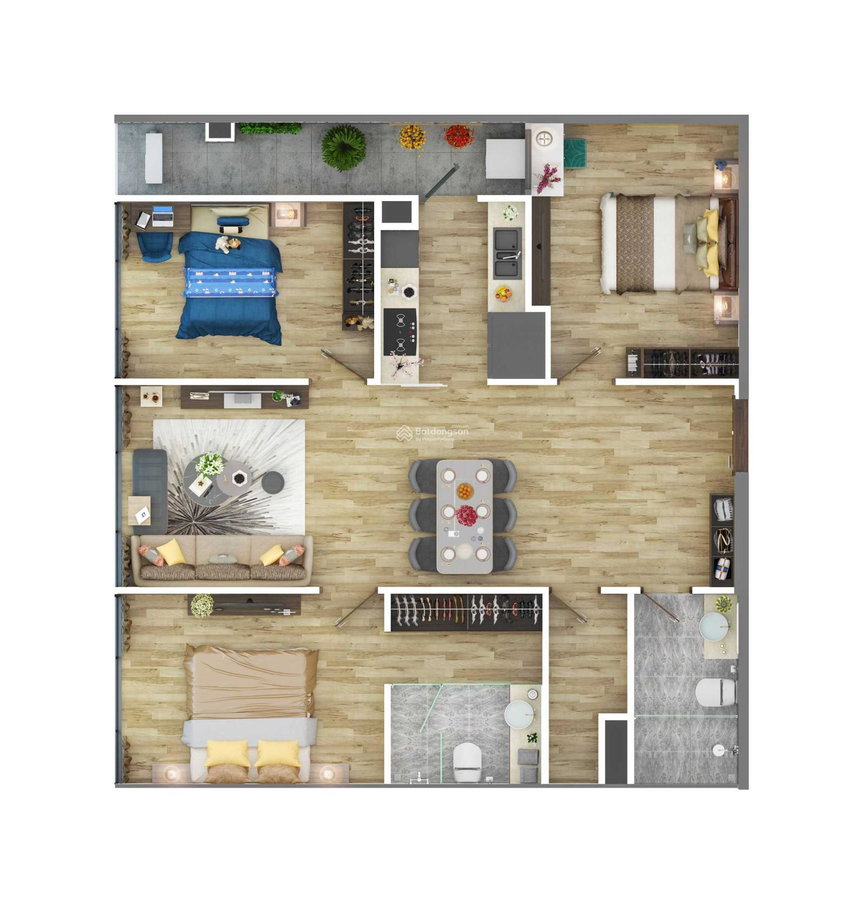 Apartment for sale in Hanoi, Vietnam · Summit Building Project · 2 rooms, 2 baths