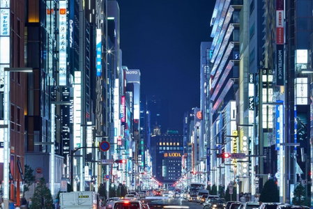 the b ginza, Tokyo, Japan