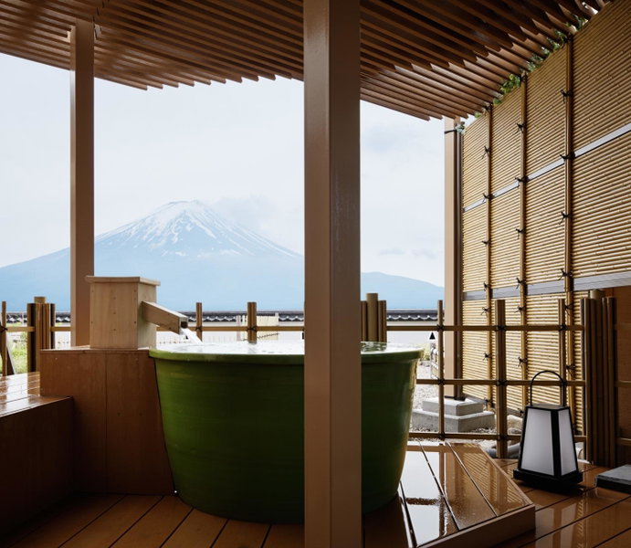 Fujikawaguchiko Onsen Konanso, Fujiyoshida, Japón