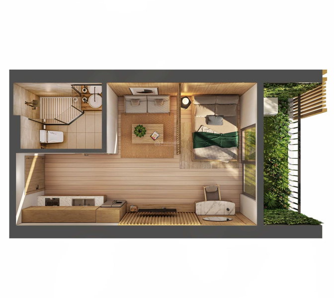 Apartment for sale in Hung Yen, Vietnam · Sky Forest Residences Project · 2 rooms, 2 baths