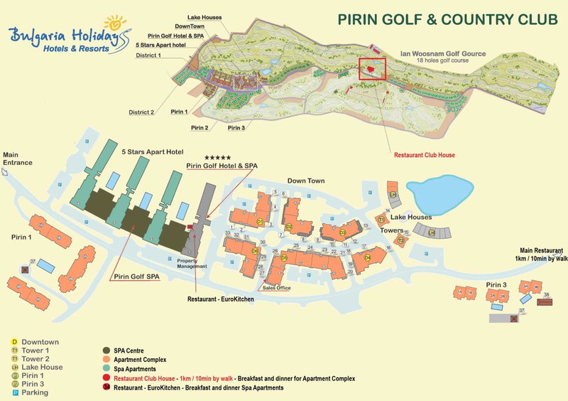 Pirin Golf & Country Club Apartment Complex, Bansko, Bulgaria