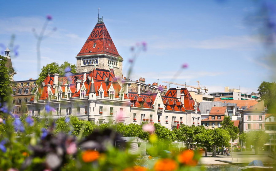 Château d'Ouchy, Lausanne, Швейцария