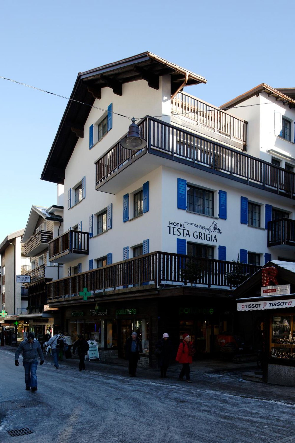 Отель · Hotel Garni Testa Grigia, Zermatt