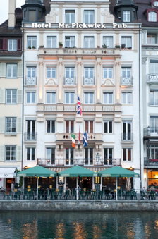 Hotel Pickwick and Pub "the room with a view", Luzern, Switzerland