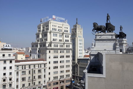 Quatro Puerta del Sol, Madrid, Espagne