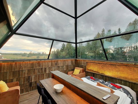 Aurora Pyramid Glass Igloos, Levi, Финляндия