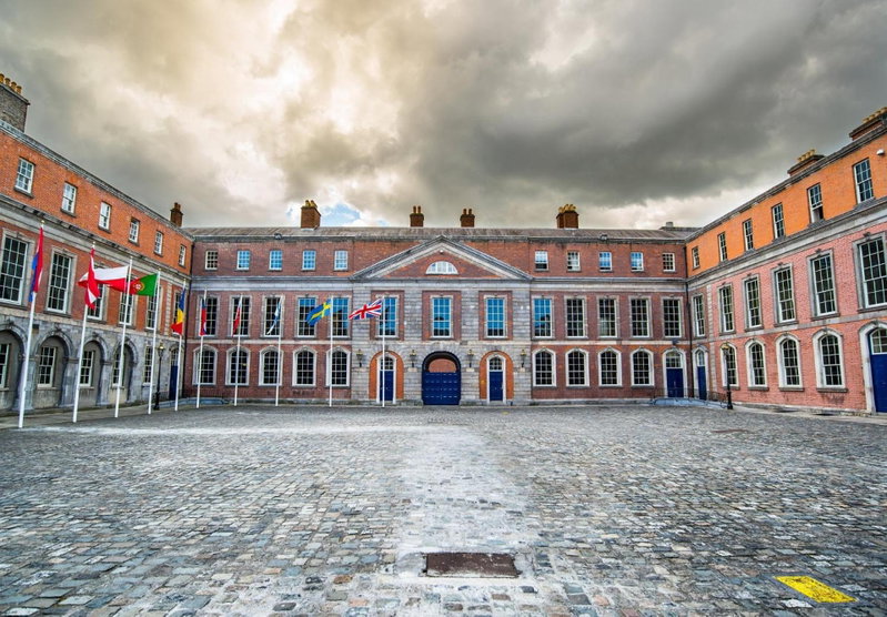The Temple Bar Lane, Dublin, Ireland