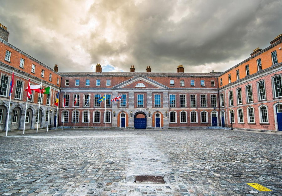 The Temple Bar Lane, Dublin, Ireland