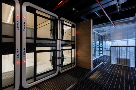 The O Pod Capsule Hotel, Jaffa, Israël