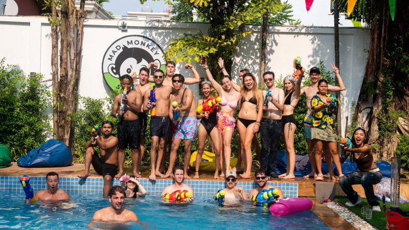 Mad Monkey Hostel Siem Reap, Siem Reap, Cambodia