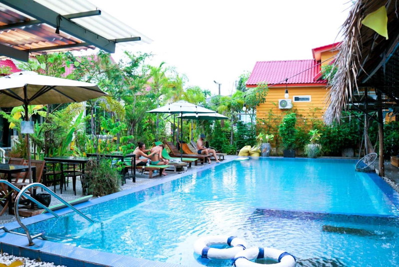 Yellow Star Hostel, Kampot, Cambodge