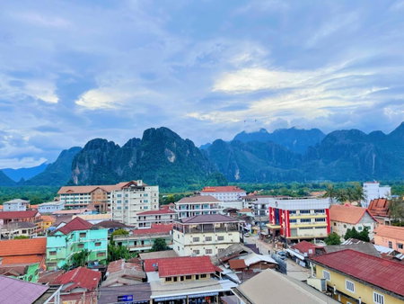 Vangvieng Sisavang Mountain View Hotel, Vang Vieng, Laos