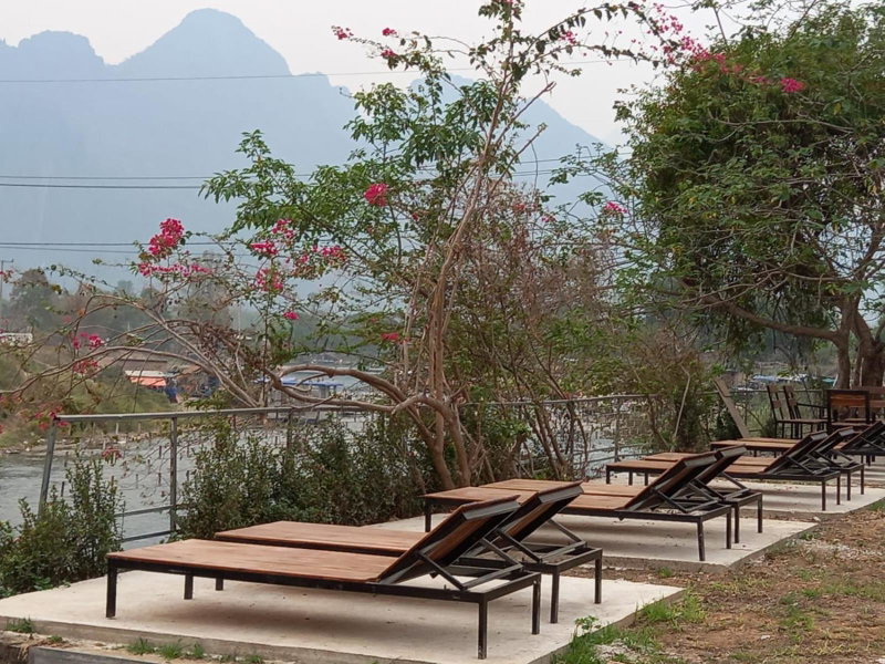 Riverside Garden Hostel, Vang Vieng, Laos