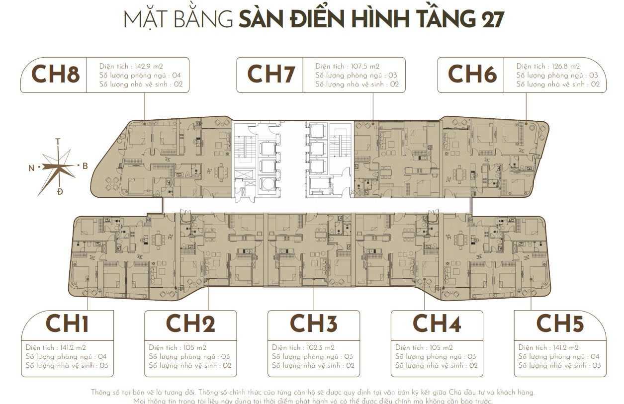 Apartment for sale in Hanoi, Vietnam · Han Jardin Apartment Project · 3 rooms, 2 baths
