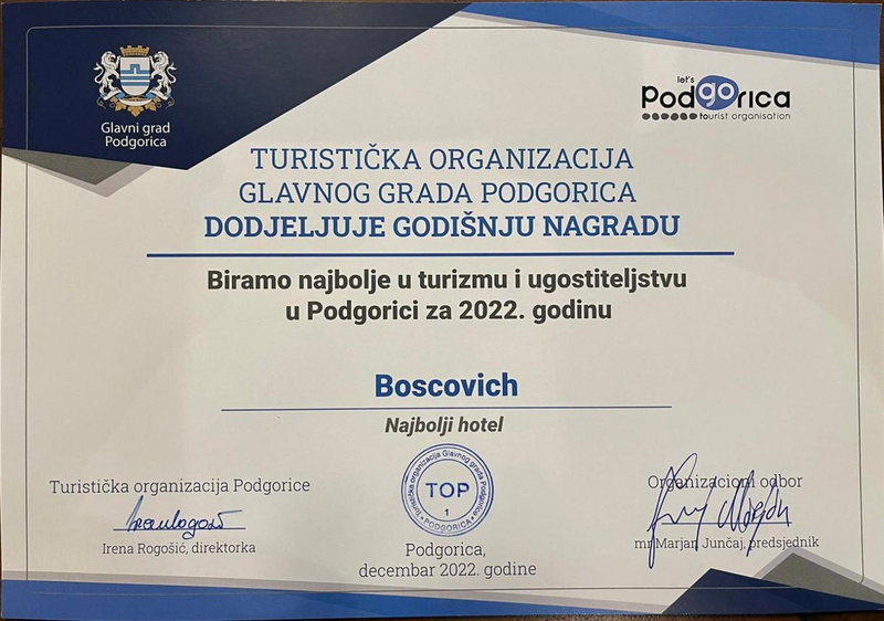 Boscovich Boutique Hotel, Podgorica, Monténégro
