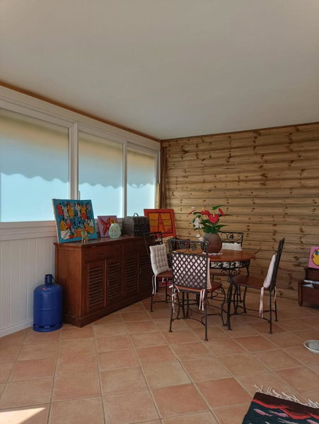 grand studio en bas de villa avec vue sur mer au Carbet, Le Carbet, Martinica