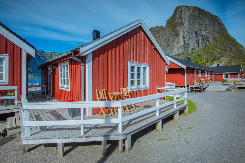 Eliassen Rorbuer, Moskenes, Noruega