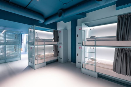 Bunks at Rode, Oslo, Norway
