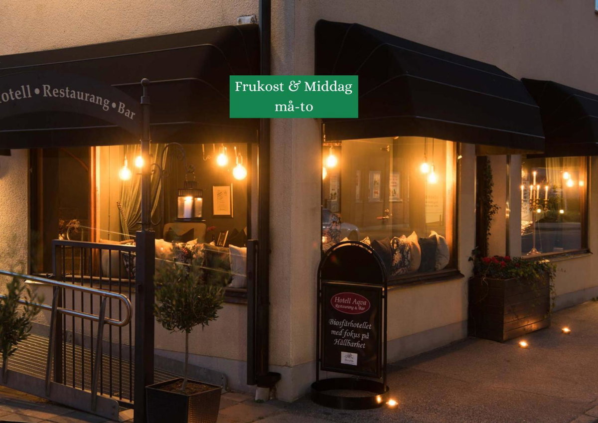 Hotell Aqva Restaurang & Bar Ett Biosfärhotell med fokus på hållbarhet, Suecia