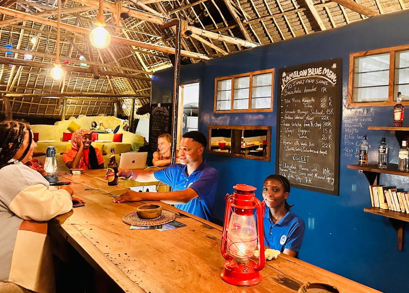 Kameleon Blue Arts Lodge, Kizimkazi, Tanzanie