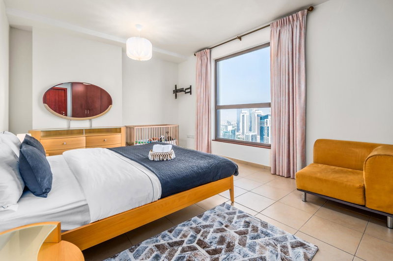 Lovely 2-bed condo in JBR - 5 mins from beach - Palm View!, Dubái, Emiratos Árabes Unidos