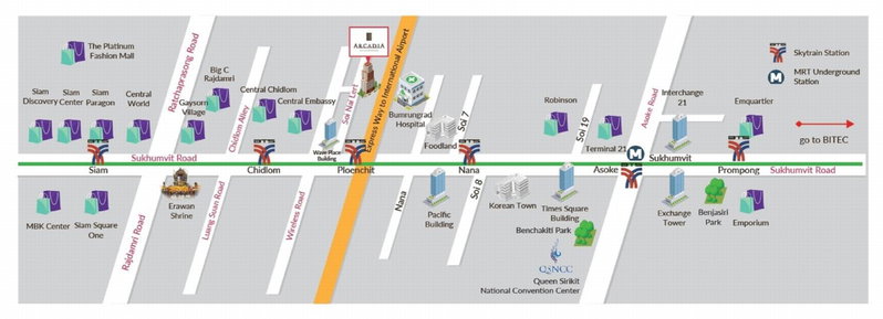 Arcadia Suites Ploenchit Bangkok, มักกะสัน, ประเทศไทย