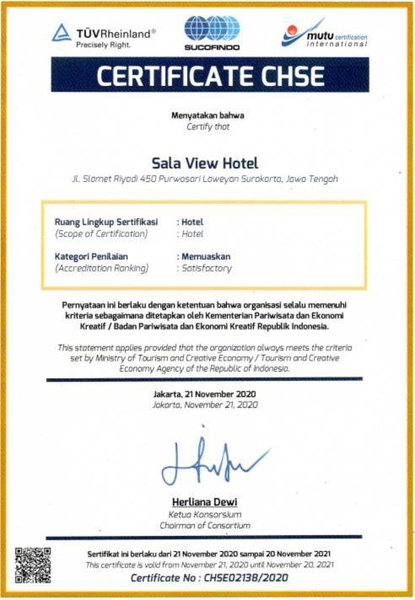 Sala View Hotel, Surakarta, Indonesien