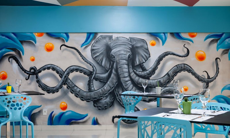 Mural Living Hotel Manaus, Manaus, Brazil