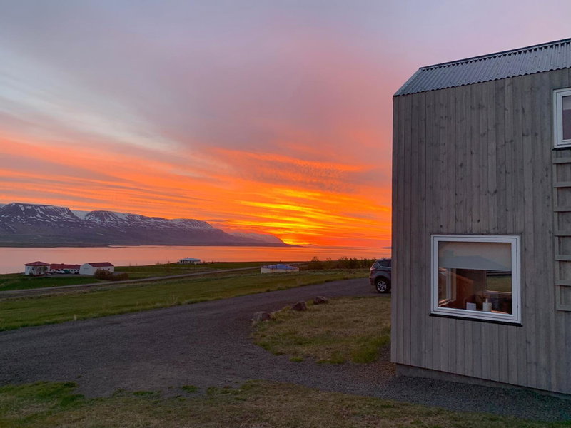 Sunnuhlid houses, Akureyri, Islande