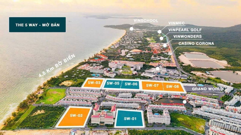 Wohnung zu verkaufen in Phu Quoc, Vietnam · The 5Way Phu Quoc Project · 1 Zimmer, 1 Bad