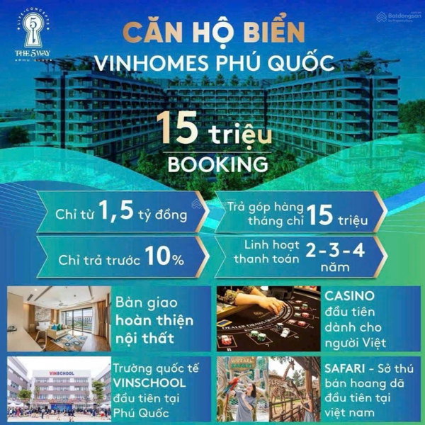Wohnung zu verkaufen in Phu Quoc, Vietnam · The 5Way Phu Quoc Project · 1 Zimmer, 1 Bad