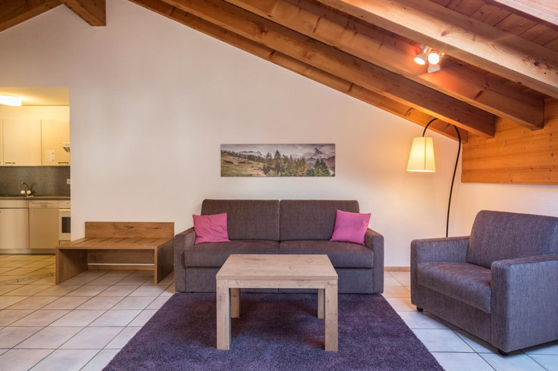 Patricia self-check-in Apartments & Spa Access at Alpen Resort, Zermatt, Швейцария
