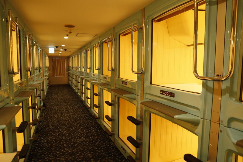 Shinjuku Kuyakusho-mae Capsule Hotel, Tokyo, Japan