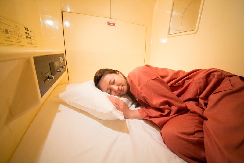 Shinjuku Kuyakusho-mae Capsule Hotel, Tokyo, Japan