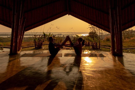 Hanchey Bamboo Resort, Kampong Cham, Cambodge