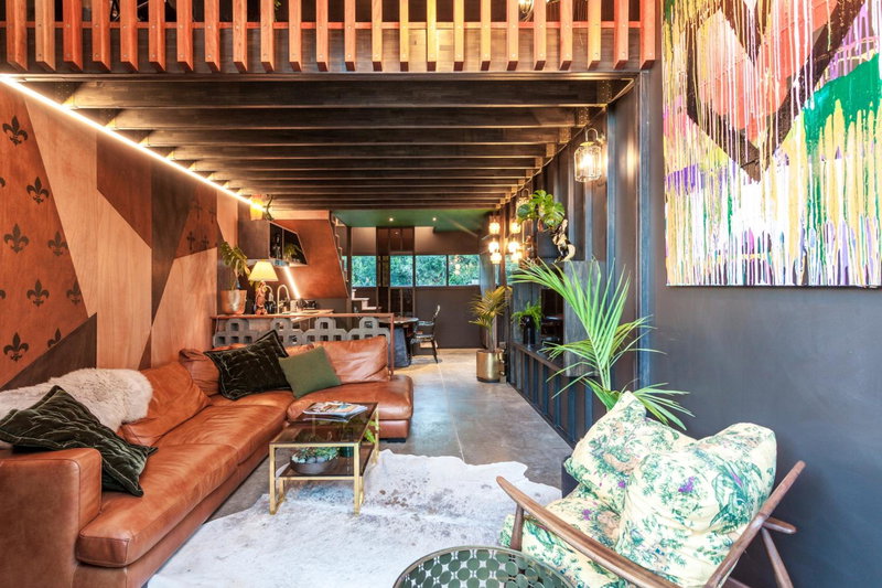 The Barn, designers dream beach hideaway, Waihi Beach, Neuseeland
