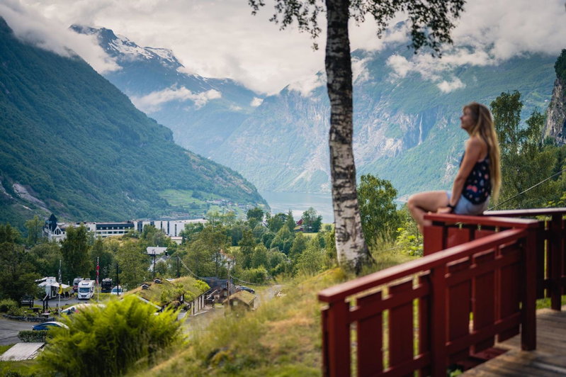 Vinje Camping, Geiranger, Норвегия